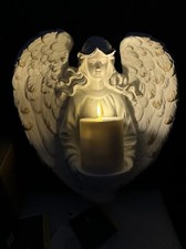 9.5  Luminara Angel White Gold Flameless Cand...