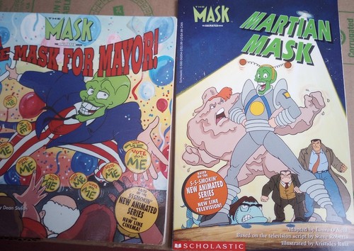 The Mask Book Lot Summer Vacation Animated Series Martian Mask For Mayor 1990s - Picture 8 of 13