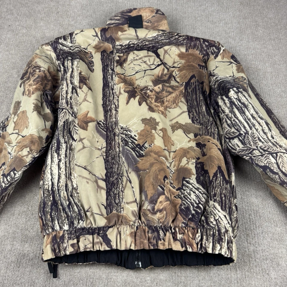 PELLA Hunting Set Mens M Jacket Pants 38x32 Realtree Camo Insulated Rainwear VTG - Image 3 of 4