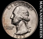 1962-D Washington Quarter- Silver High Grade Luster No Reserve #i8601