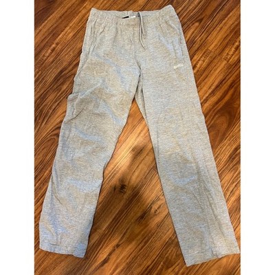 Reebok Sweatpants Mens M Gray Good Straight Leg Jersey Knit Lounge Athleisure