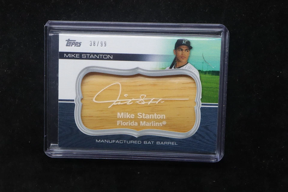 🔥 2010 Topps Mike Stanton 38/99 Bat Barrel Florida Marlins Rookie RC RARO Foto 2 de 4