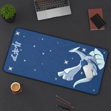 Lugia Pokemon Japanese Desk Mat Mouse Pad, Long Desk Mats, Anime Game