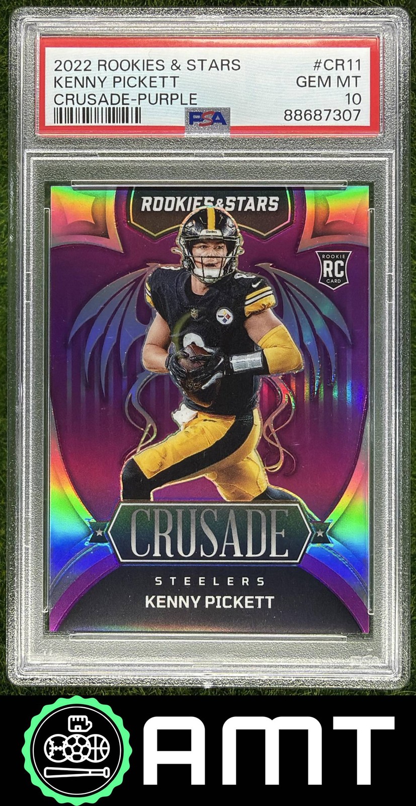 Kenny Pickett Panini Rookies & Stars Crusade #CR11 Purple