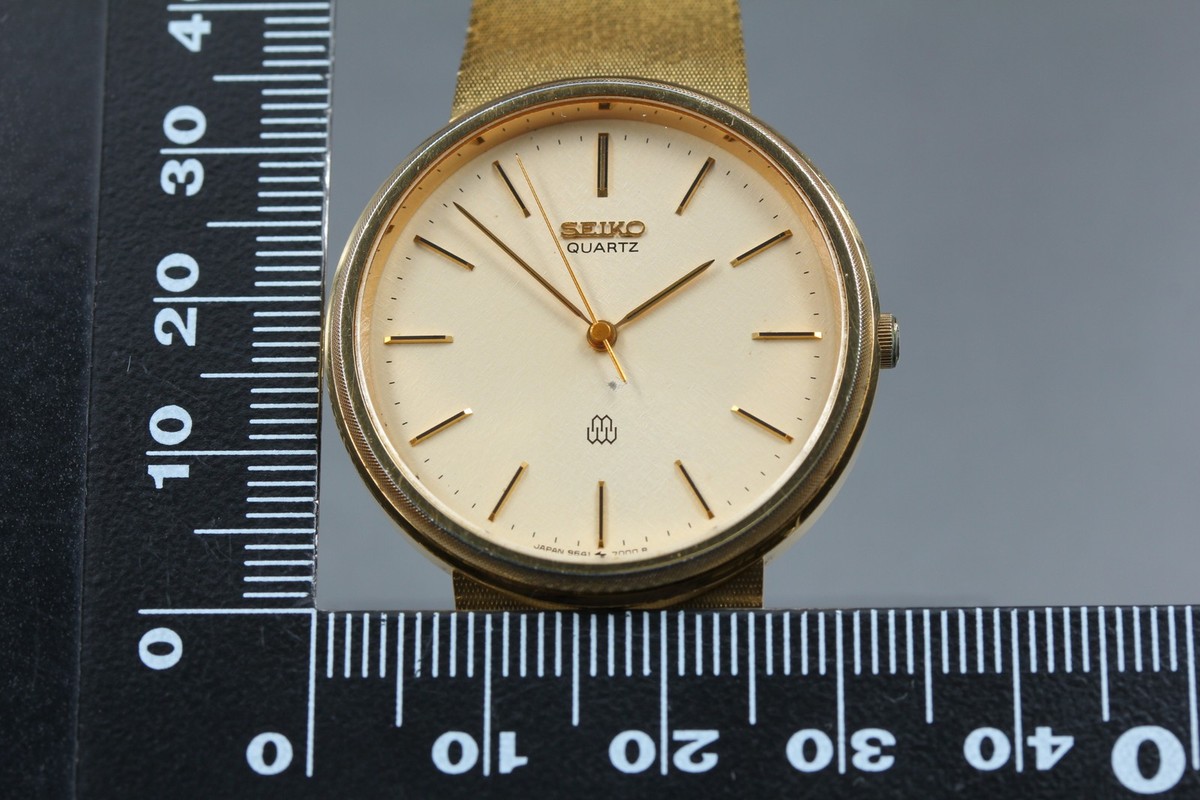 Vtg 1980 Exc+5 Seiko Dolce Twin Quartz 9641-7000 SGP HAQ Quartz