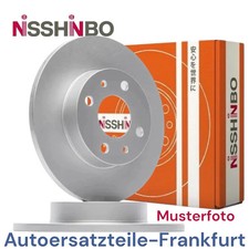 NISSHINBO Bremsscheiben HINTEN f&uuml;r FORD USA PROBE MAZDA 626 MX-6 PREMACY XEDOS 6