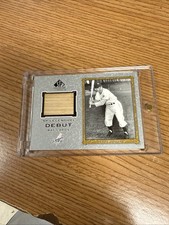 2001 SP Legendary Cuts Debut Game Bat #DES Eddie Stanky