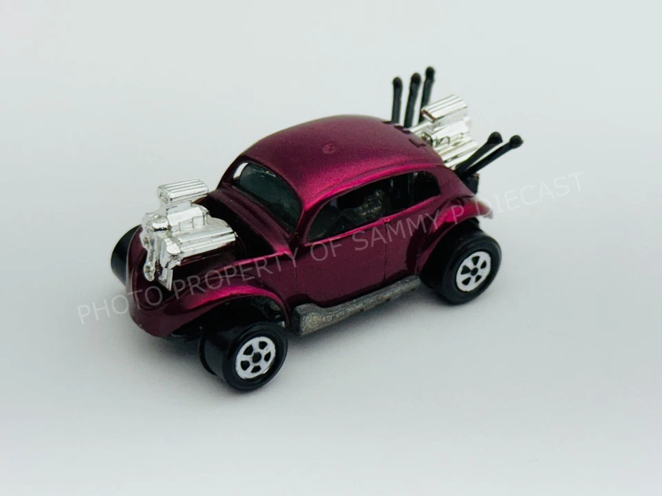 Johnny Lightning Topper Redline BUG BOMB Magenta ¡Muy Bonito!!! Foto 2 de 4