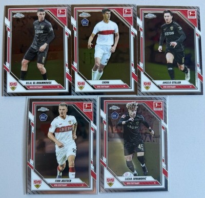 Topps Bundesliga Chrome 2025/26 VFB Stuttgart Lot 3xRC Chema,Jeltsch, Jovanovic