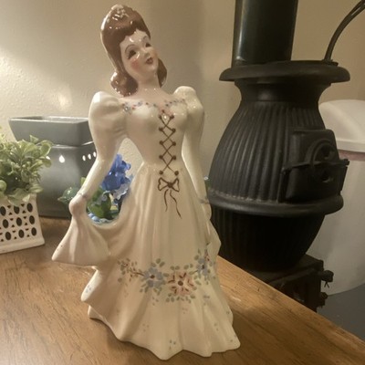 Florence Ceramic Figurine  Rita  Flower Holder