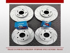 PER VOLVO V90 2.0 D4 R DESIGN PASTIGLIE DISCHI FRENO ANTERIORI POSTERIORI PAGID FORATI SCANALATI