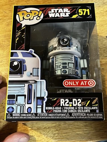 Star Wars Funko Pop 571 Retro Series Only At Target R2D2  SEALED IN BOX