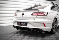 Heckansatz Diffusor Passend FüR Vw Arteon R Schwarz-Rot
