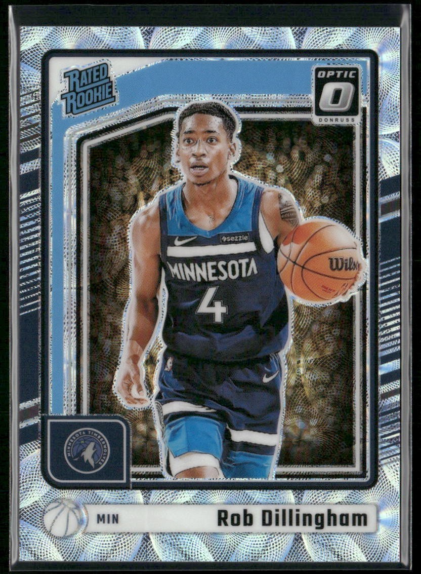 2024-25 Donruss Optic Premium Box Set /249 Rated Rookie Rob Dillingham #259