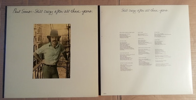 PAUL SIMON - STILL CRAZY AFTER ALL THESE YEARS -  LP  + OIS - EUROPE / NL 1975
