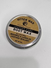 Otter Wax Boot Wax 2oz All-Natural Leather Waterproofer Made in USA