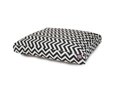 Majestic Pet Chevron Rectangle Dog Bed Washable   Non Slip Comfy Pet Bed 