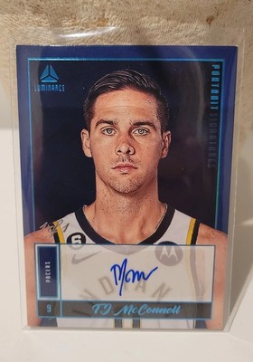 2022-23 Luminance 1/1 - T.J. MCCONNELL - PS-TJM - Portrait Signatures - 1 of 1