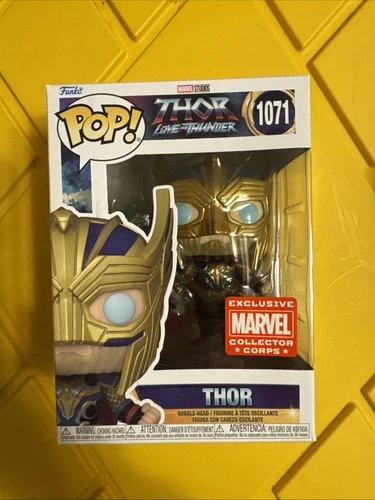 Funko Pop! Thor Love and Thunder #1071 Marvel Collector Corps Exclusive New