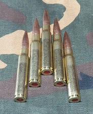 8MM MAUSER SNAP CAPS SET OF 5 "SAFETY RED" 7.92X57,  K98, GEWEHR 98