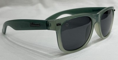 Knockaround Sunglasses Olive Crystal Frame Smoke Lens Green Translucent