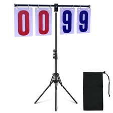 Extra Large Numbers Manual Flip Scoreboard with Stand, Score Keeper for Outdo...