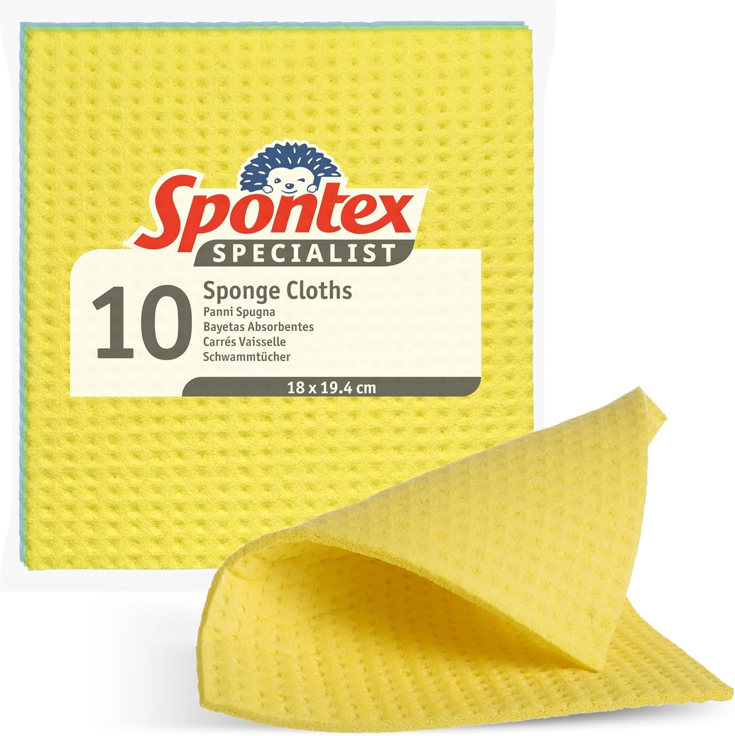 Spontex Specialist Sponge Cloths | Super Absorbent Dish Cloths for Professional