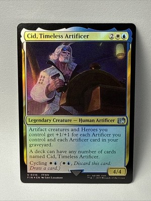 Cid, Timeless Artificer (0216) Final Fantasy Foil