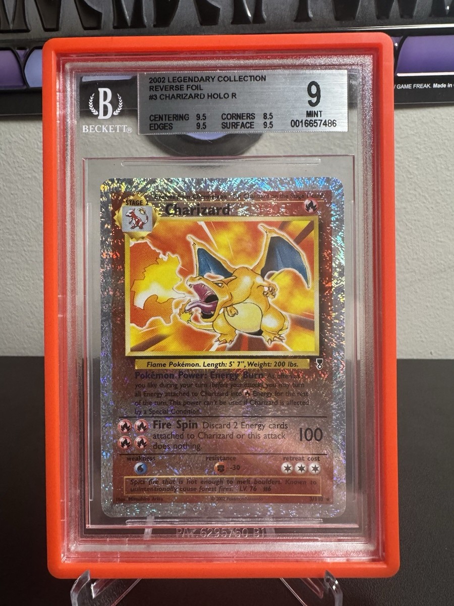 Pokémon TCG Charizard Legendary Collection 3/110 Reverse Holo Rare
