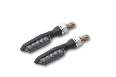 HIGHSIDER pro Sonic-X1 LED Rück-, Bremslicht, Blinker Schwarz/Getönt 3in1