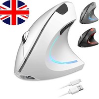 Rechargeable Wireless Ergonomic Mouse Vertical Optical Mice 2400DPI