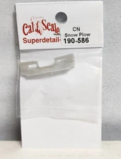 Canadian National RR Diesel Snow Plow - Plastic - 1 Piece - Cal Scale 190-586 HO