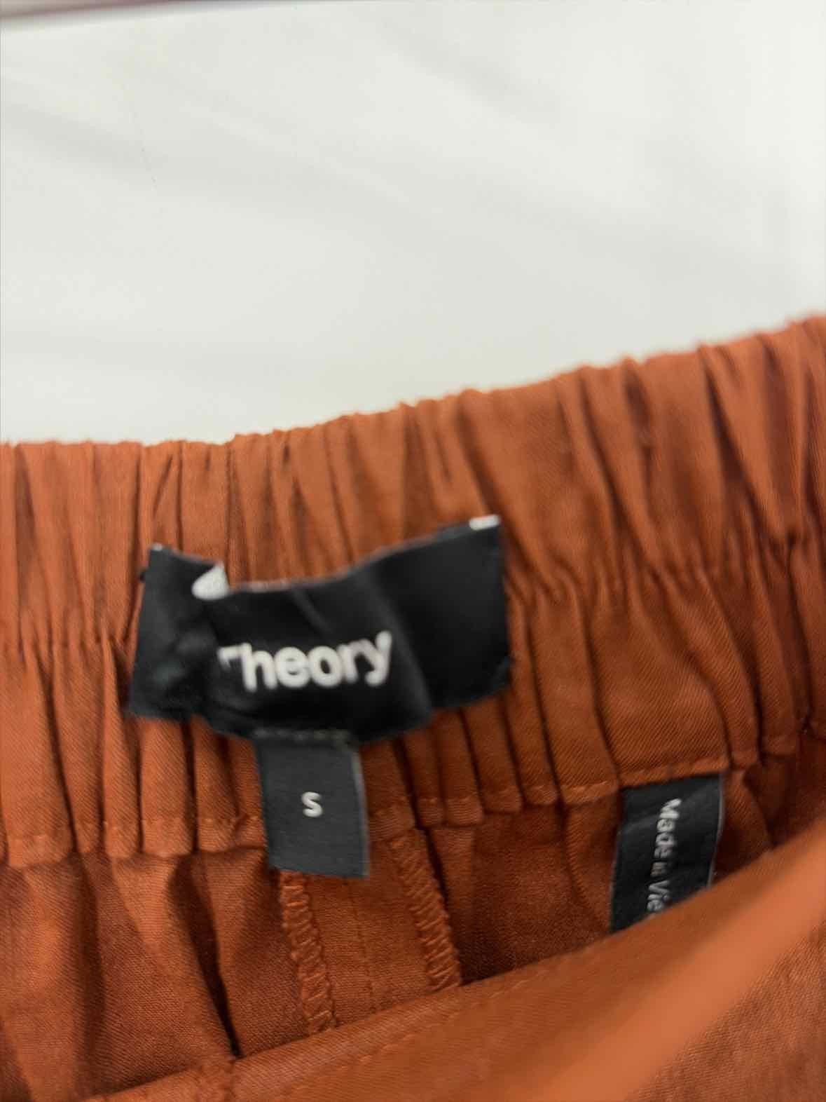 Pre-Owned Theory Brown Size Small Basic Shorts - image 2