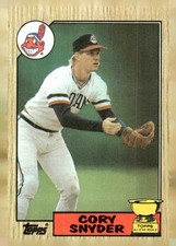 1987 Topps #192 Cory Snyder