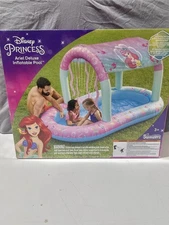 SwimWays Disney Princess Ariel Water Castle Deluxe Inflatable Pool