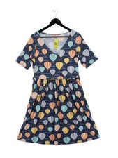 Popsy A-Line Midi Dress UK12 in Blue