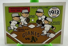 1970 Fleer Laughlin World Series - Eddie Collins, Home Run Baker, Jack Barry #10