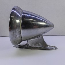 Vintage Chrome Bullet Side View Mirror Talbot Style Hot Rod Fender Mount Vintage Chrome Bullet Side View Mirror Talbot Style Hot Rod Fender Mount