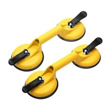 2 Pack Glass Suction Cups Heavy Duty Aluminum Vacuum Plate Handle Floor