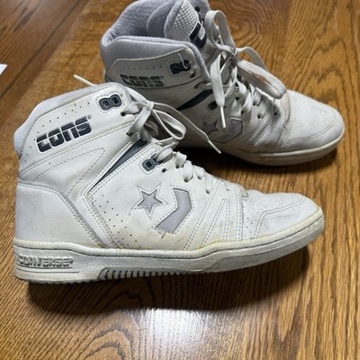 cons 109 Converse Vintage Basketball Sneaker Shows 1980s High Top RARE white 