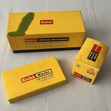 Kodak Carousel 135 Slide Kit w/ Masks, Binders  Cover Glass  Open Box, READ