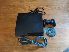 Sony PlayStation 3 Slim PS3 Console CECH-3001A w/ Controller 1 Game CECHZC2U