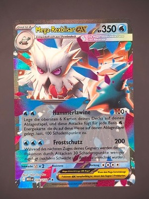 Pokémon Karte   Mega-Rexblisar ex 036/132   Mega Entwicklung   DE - NM