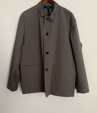 rag bone Men s 40R GRAMERCY COTTON NYLON STRIPE Blazer Jacket Sport Coat Brown