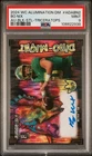 2024 Wild Card Alumination Dino-Might Triceratops Bo Nix Auto /2 PSA 9 Rookie RC