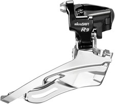 microSHIFT R9-B Triple Front Derailleur - 9-Speed, Triple, For 50/39/30 RIngs, B