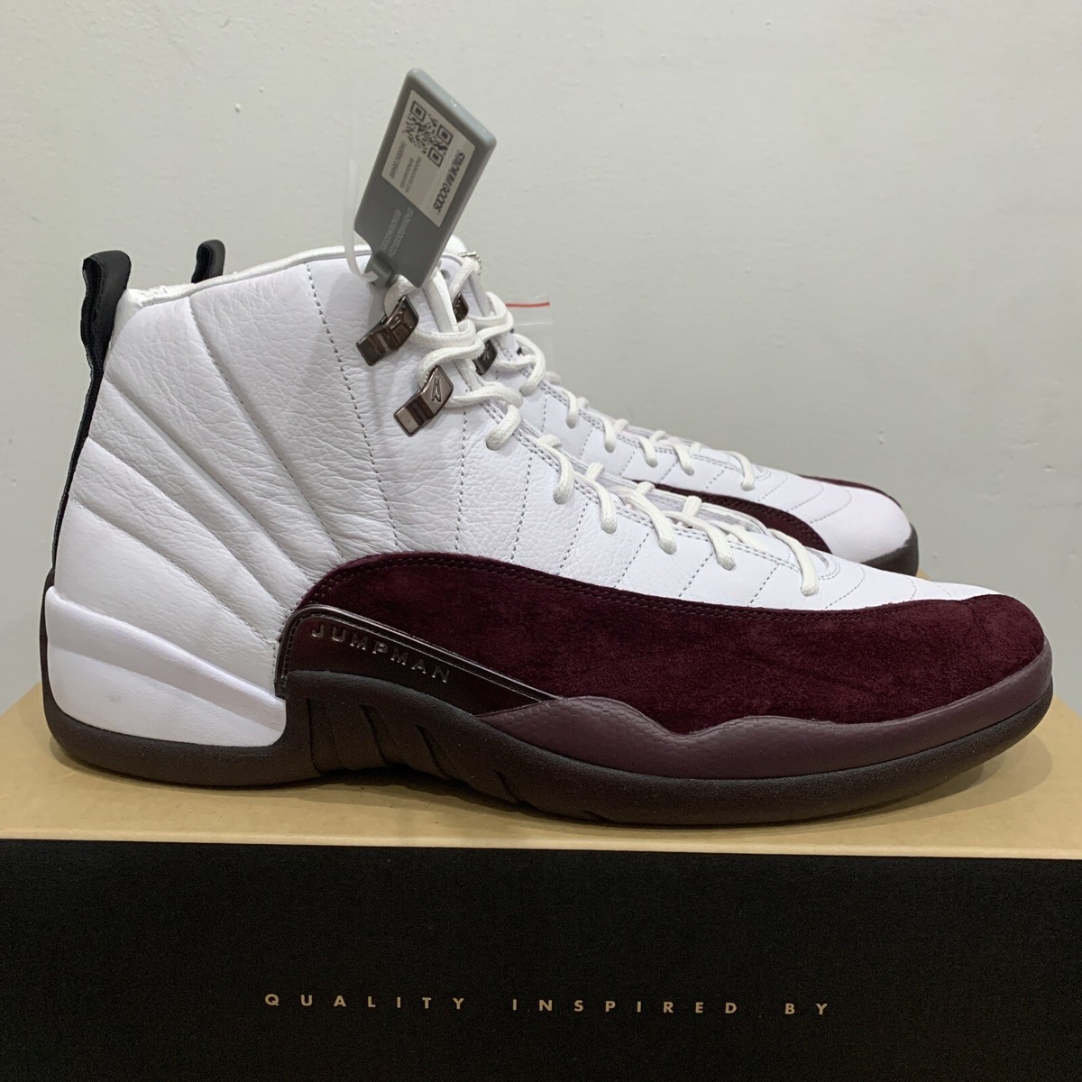 New Air Jordan 12 A Ma Maniere White DV6989-100 Size 15.5W / 14M