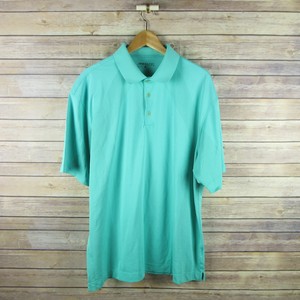 NIKE-GOLF-Men-039-s-Dri-Fit-Short-Sleeve-Polo-Shirt-XL-Extra-Large-Aqua-Blue