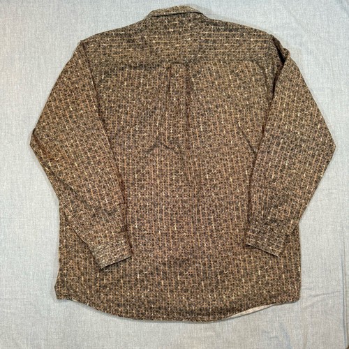 Camisa Woolrich De Colección Para Hombre 2XL Alta Abotonada Geométrica Exterior Manga Larga - Imagen 8 de 9