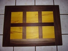 DECORATIVE CHARCUTERIE CUTTING BOARD SOLID WALNUT OSAGE ORANGE WEDDING HANDMADE